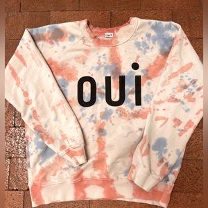 Clare V tie dye sweatshirt